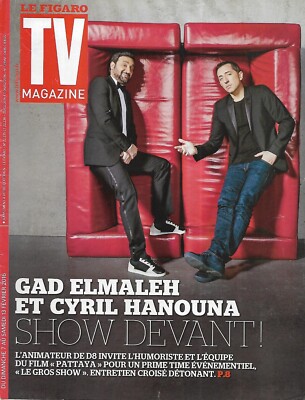 TV MAGAZIN Nr.22235 07.02.2016 Gad Elmaleh & Cyril Hanouna / TV-Serie / Koh-Lanta