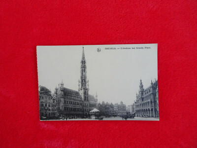 POSTKARTE BELGIEN BRUSELO GRUPO GRANDA PALACO BEI SERIE 3 NR 22