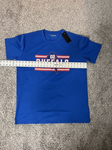 Clorpeak Mens City Classic Football Go Buffalo Blue Tee Shirt Sz US L New - Picture 6 of 15