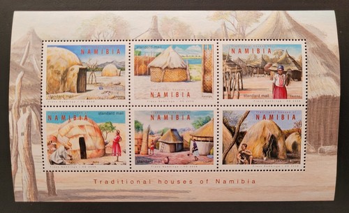 Namibia 2008 / Traditional Houses / 6v ms