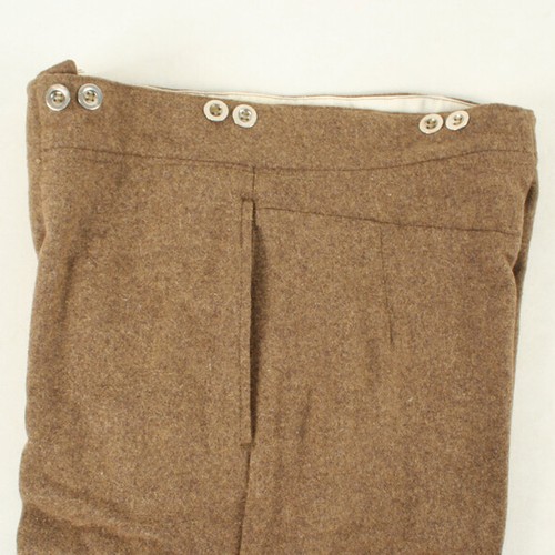 Replica 1902 WW1 British Army Serge Wool Service Dress SD Trousers BE438 - Picture 4 of 5