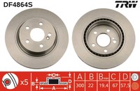 Bremsscheibe DB T. W204/C204/S204/C207/A207 1.8-5.5 07-