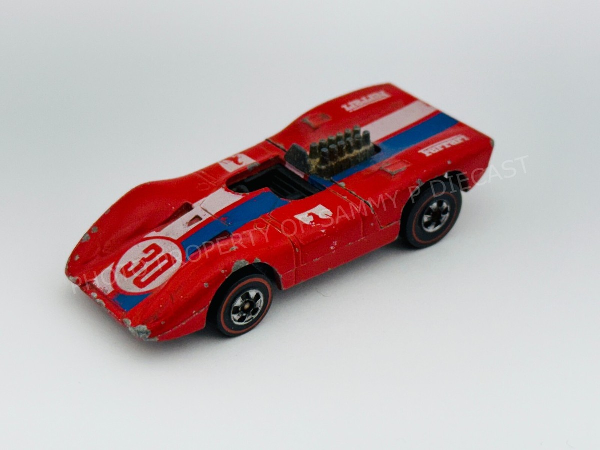 ミニカー Hot Wheels Redline Original Ferrari 312P Vintage Hot Wheels Redline Ferrari 312P WHITE INTERIOR Restored | eBay