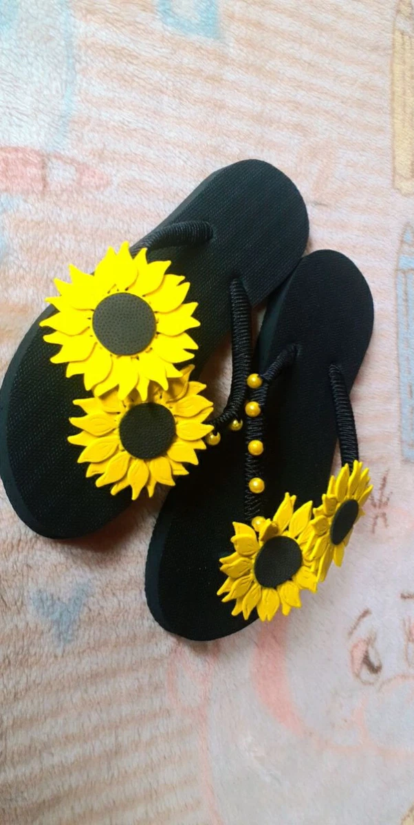 Sri Lanka handmade beautifull and cute sunflower slipper eBay