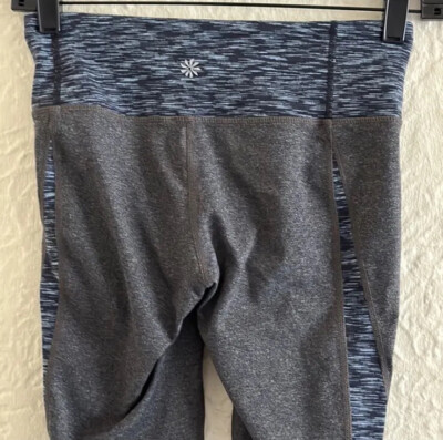 Leggings Capri Athleta Revelation - Coupe Taille S Gris Chiné - Occasion Très Bon état