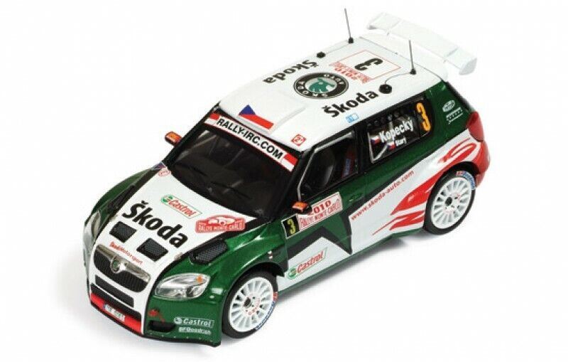 IXO 1:43 RAM422 Skoda Fabia S2000 2010 Monte Carlo Rally #3 Kopecky & Stary New