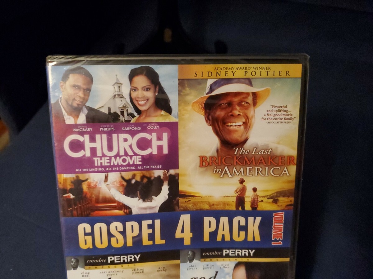 Gospel 4 Pack, Vol. 1 (DVD, 2012) Sidney Poitier, Emmbre Perry