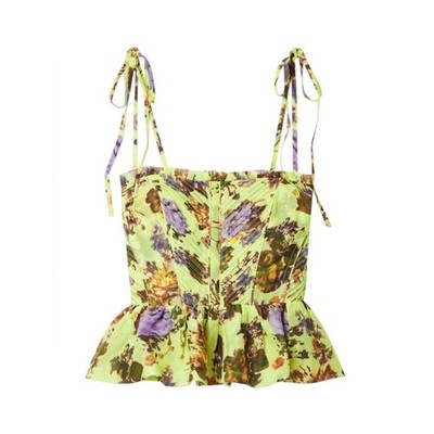 ULLA JOHNSON Effie Floral Print Camisole Top Size 6