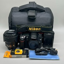 Nikon D80 DSLR + 18-70mm Lens Kit Bundle Charger Remote Bag Low 11K