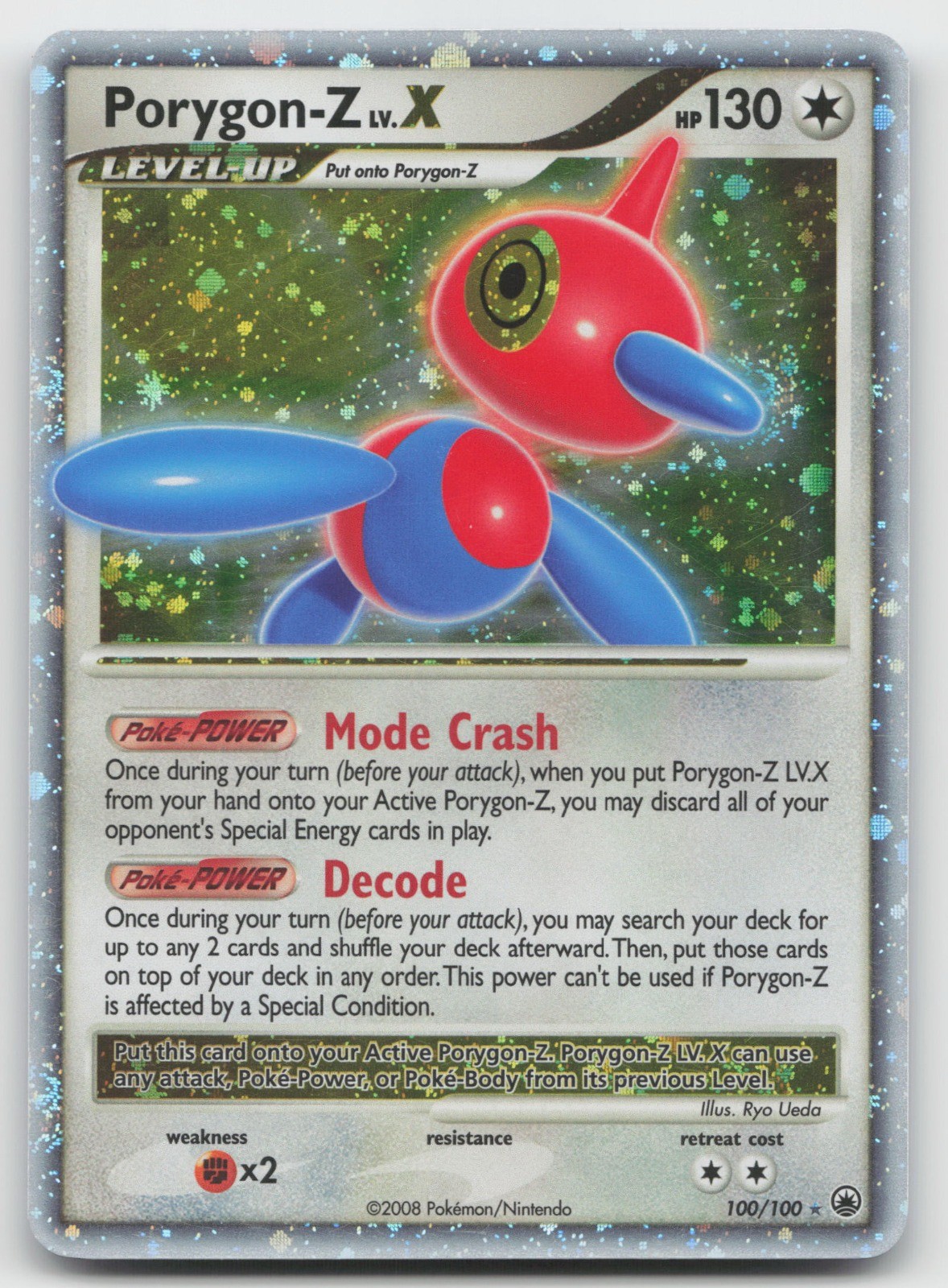 Porygon-Z LV.X Ultra Rare Holo Majestic Dawn 100/100 VLP