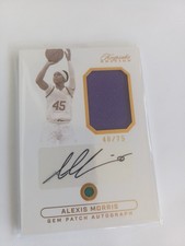2024 Alex Morris RPA /75 Keepsake Edition #85 Gem Patch Autograph