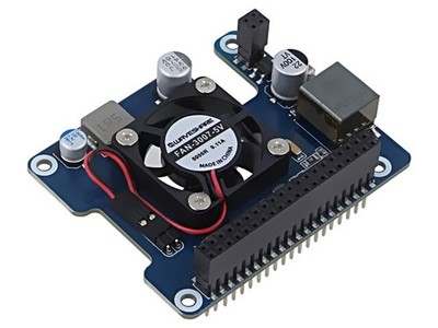 26399 Erweiterungsplatine PoE Ethernet 56,5x70mm 40pin 38-57VDC WAVESHARE