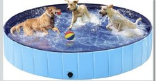 Yaheetech 63"x 12" Large Foldable Dog Pool, Collapsible