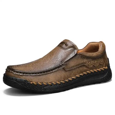 Platform Men's Handmade Sneakers Tennis Loafers Moccasins Cycling Driving Shoes