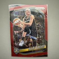 Allie Quigley 2025 Panini WNBA Prizm Red Pandora 027/199 #80 Chicago Sky + Base
