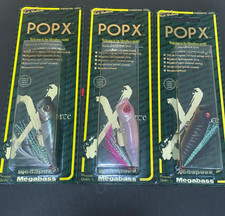 Megabass POP X SP-C 3 Color Set - ITO CLEAR LAKER GLXS SPAWN CHERRY SHIBUKIN TIG