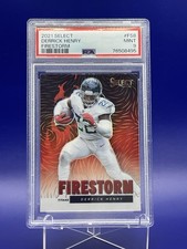 Derrick Henry 2021 Select Firestorm SSP Case Hit RARE Titans Ravens