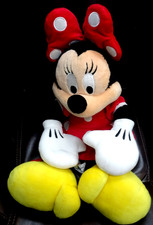 Walt DIsneyland Exclusive LARGE 20" Plush Minnie Mouse Doll w/Tail in Back
