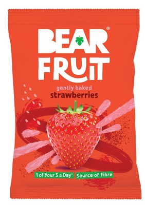 BEAR Fruit Gently Baked Strawberries 35g