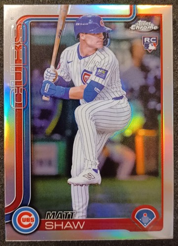 2025 Topps Chrome Baseball Matt Shaw Chrome #219