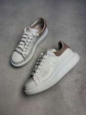 Alexander McQueen Oversized Leather women's Sneakers White size41 US9,5