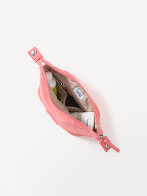 Athleta All About Small Cosmetic Pouch Mimosa Pink Makeup Bag Athleta All About Small Cosmetic Pouch Mimosa Pink Makeup Bag