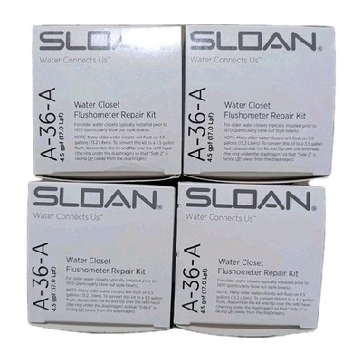 Sloan A36A  4pack Toilet Diaphragm 4.5 gpf