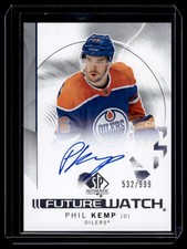 2024-25 Future Watch Auto Phil Kemp Rookie Auto 532/999 Edmonton Oilers #115