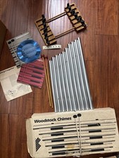 1985 Woodstock Gamelan Chimes Metallophone Instrument muzyczny 10 rur Open Box