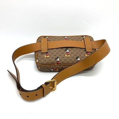 GUCCI 602695 Disney Collab Mini GG Supreme Belt bag body bag