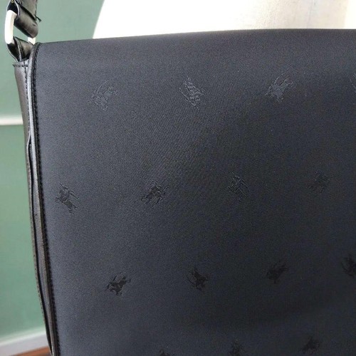 Burberry Shadow Horse Shoulder Bag Black Nylon Leather /Used - Picture 5 of 20