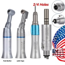 NSK Style Dental Slow Low Speed Handpiece Straight Contra Angle Air Motor 4 /2H