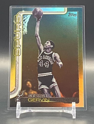 #ad 2025 26 Topps George Gervin Blackout #265 Black Friday Spurs Legends HOF $2.99