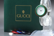 Silver bracelet [N MINT] Vintage GUCCI Change Bezel 11/12.2 Quartz Women's Watch