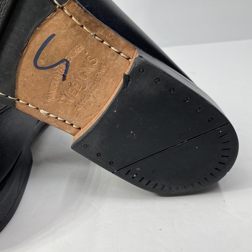 GH Bass Weejuns Scarpe Uomo 10 Nero Parker Penny Mocassino Slip On Pelle - Foto 16 di 21