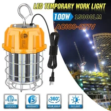 100 Watt LED Temporary Work Light High Bay Construction Jobsite Light 15000Lumen