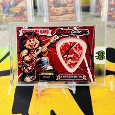Gruesome Gang Signature Guitar Pick Eddie Van Halen Non-Sport Trading Card #2026