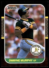 Dwayne Murphy 1987 Donruss #379 Athletics MLB READ FREE SHIPPING AutographDen