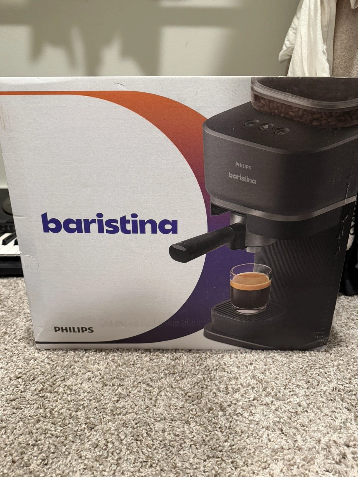 Philips Baristina Automatic Espresso Coffee Machine Black BAR300/60 Open Box