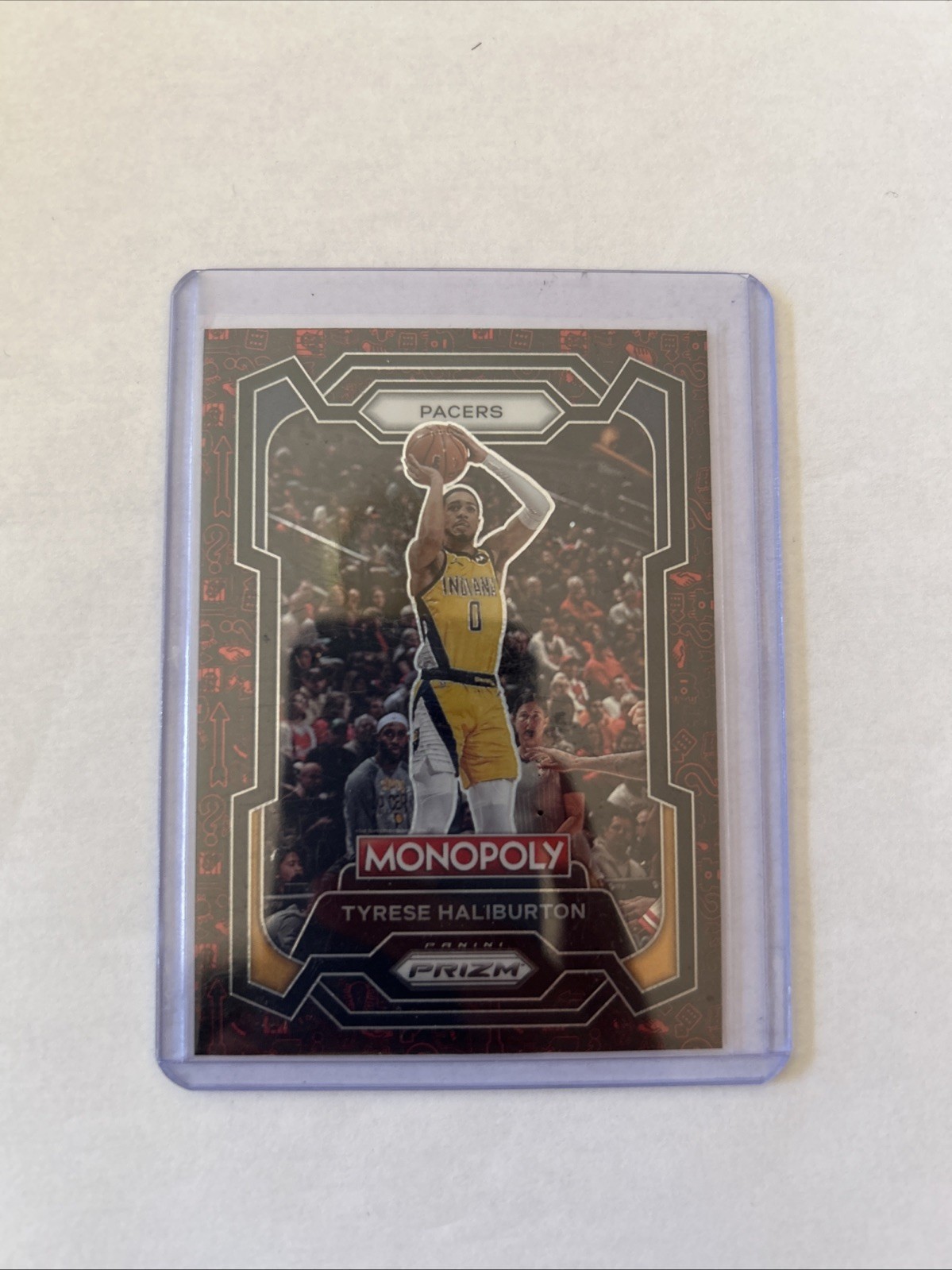 2023-24 Panini Prizm Monopoly - Tyrese Haliburton #34 Free Parking Prizm