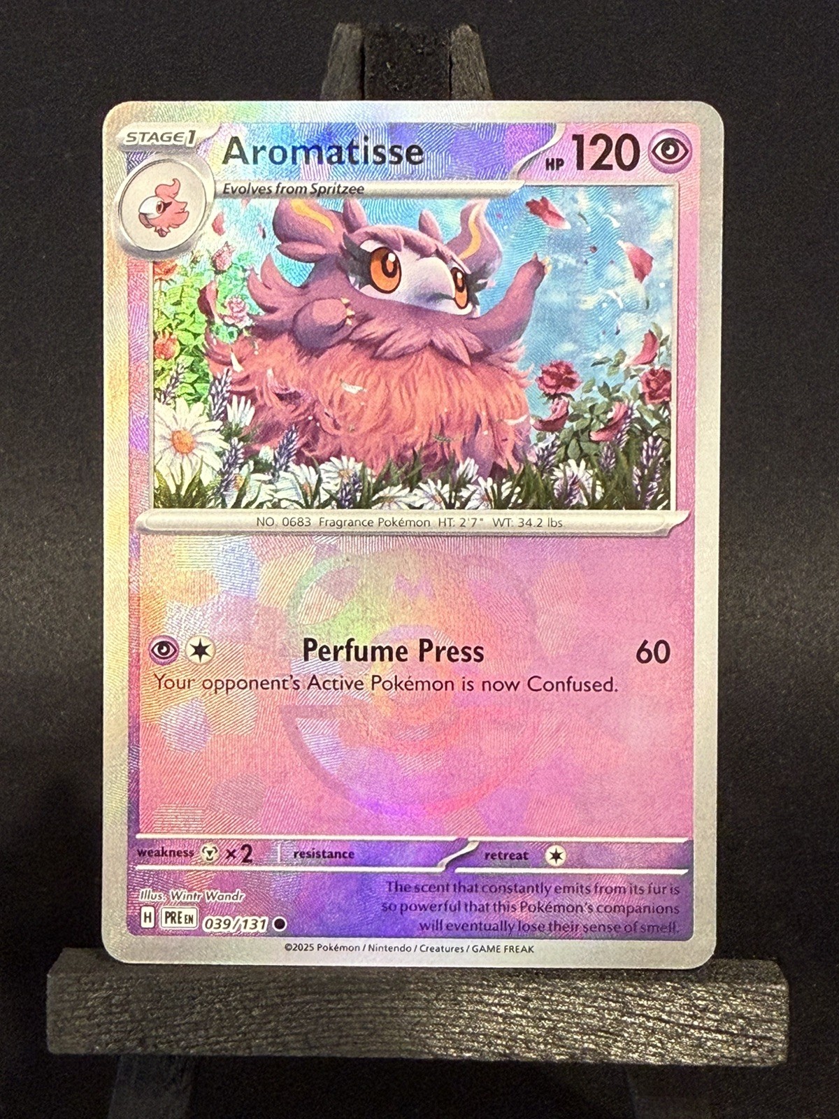 Aromatisse Master Ball 039/131 Sv: Prismatic Evolutions Holo NM