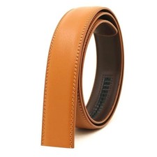 8 Colors Luxury Men Automatic Buckle Belt Strap Leather Ratchet Strap Jeans Gift