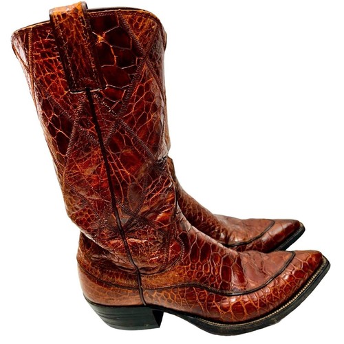 Stivali da cowgirl Justin Honey full tartaruga taglia 8 stile B 9022 - Foto 10 di 12
