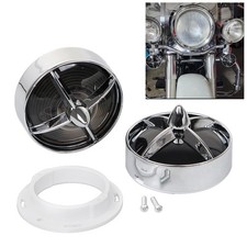 3.25" Turn Signal Light Lens Cover Bezels Trim For Harley Electra Glide FLHTCU