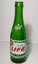 1968 VINTAGE ACL SODA BOTTLE EXCEL BOTTLING CO BREESE ILLINOIS SODA BOTTLE 7 oz