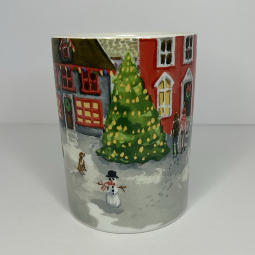 S/4 Pottery Barn Winter Village tazas de café tazas vacaciones Navidad ¡con CAJA! - Imagen 4 de 17