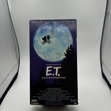 E.T. The Extra Terrestrial VHS Tape Steven Spielberg Classic Free Shipping