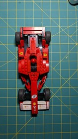LEGO Racers: Ferrari 248 F1 1:24 (8142) USED 100 % COMPLETE, partlyUNUSED STICK!