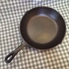 Restored Vintage Three Notch Lodge Cast Iron Chef Skillet 10.25 inches Rare