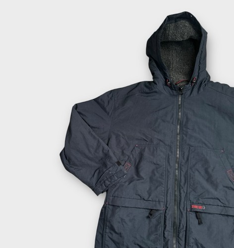 Vintage Structure Parka Jacket Navy Blue Men’s Size XL - Picture 4 of 8